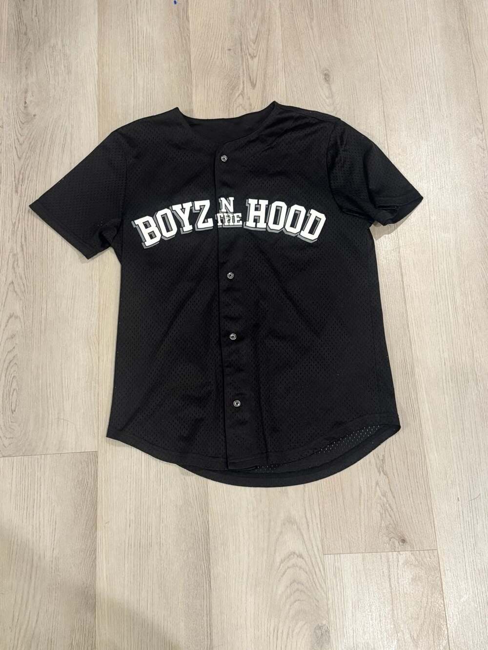 Hybrid Apparel Boyz N The Hood Baseball Jersey Size S Black 91